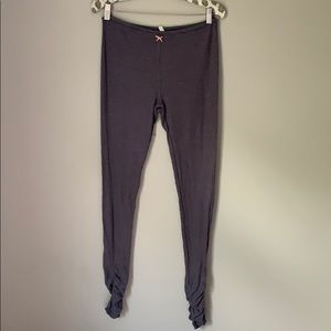 Free people ruched ankle thermal leggings